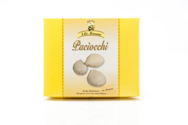 Paciocchi - fichi ricoperti di cioccolato Bianco 250 gr